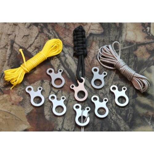 1pcs Outdoor Rope Three-hole Quick Tool Adjustment Buckle Tent Snail Wind Stopper outdoor survival