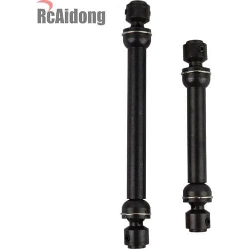 2PCS Metal Universal Drive CVD Shaft for Axial SCX10 90046 D90 Traxxas TRX4 1/10 RC Crawler Car