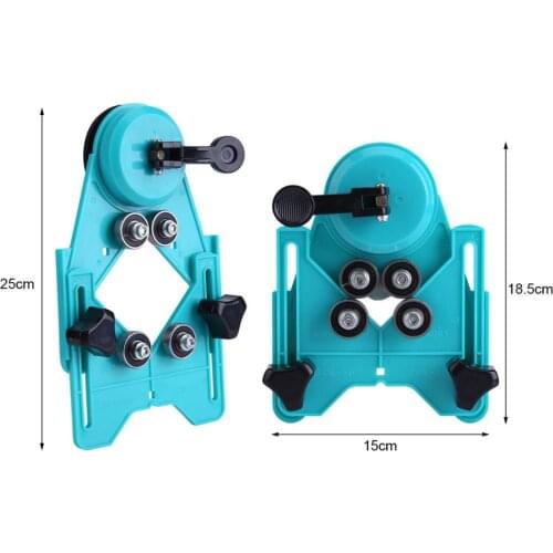 4mm-80mm Green/Yellow Adjustable Diamond Drill Bit Hole Saw Guide Sucker Base Locator