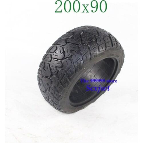 8 inch Solid tire without inner tube tyres 200x90 electric scooter torque car non inflatable solid tires
