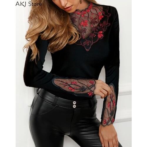 Блузки с вышивкой Aibo Carla China At AliExpress