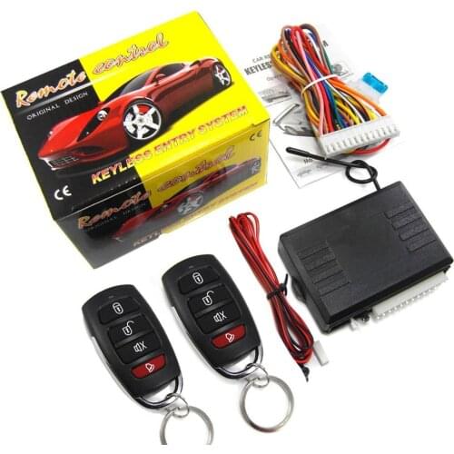 2020 New Vehicle Keyless Entry System Universal 12V Car Remote Central Kit Anti-theft Door Lock With Remote Controllers