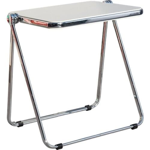 White folding table portable storage office learning computer desk simple small apartment medieval folding table