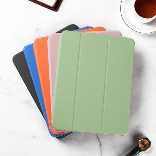 For Ipad Pro 11 Case 2020 Soft Liquid Silicone Cover Pu Magnetic Tablet Case For Ipad 10.5 10.2 11 Inch with Pen Holder Funda