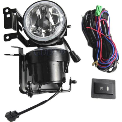 4 Pcs Fog Lamp Kit for Pajero Sport Fog Light Set for Montero Sport Wire Switch for Shogun Challenger Front Lamps for Nativa