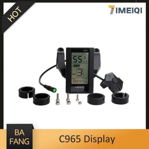 IMEIQI Bafang C965 LCD Display Electric Bicycle Stroke Recording Speed Controller BBS01 BBS02 BBSHD 8FUN E-bike Accessories