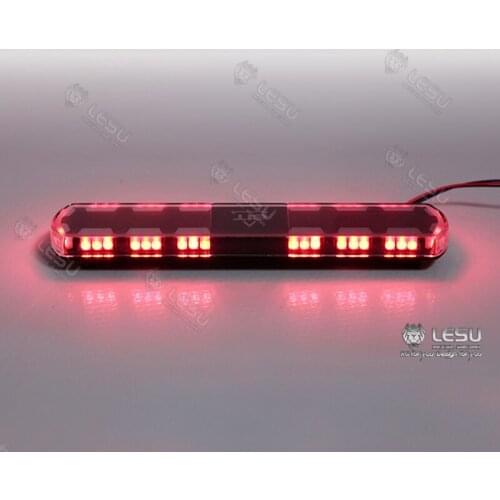 LESU 1/14 Red LED Roof Caution Light for Tamiya RC Fire Truck DIY RC Tractor Dumper TH16421-SMT3
