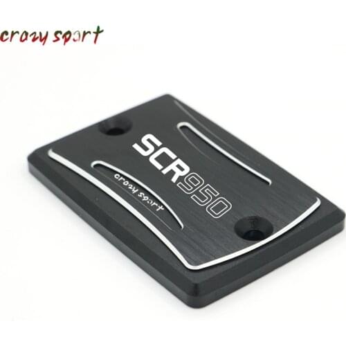 Front Brake Fluid Reservoir Cover For YAMAHA SCR950 SCR 950 2017 2018 Motorcycle Master Cylinder Cap Accessories