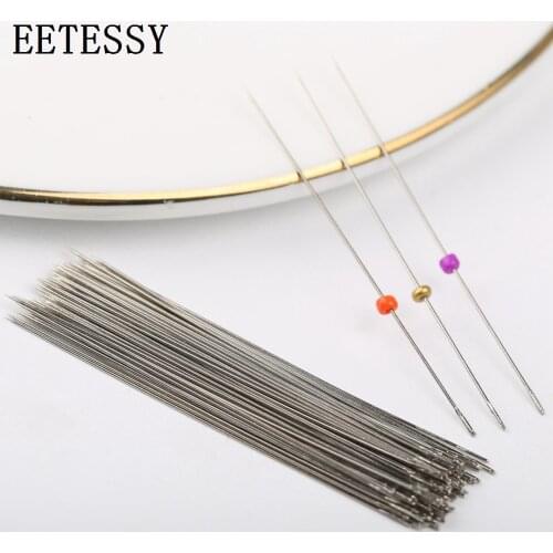 50pcs/lot Various Lengths Of Metal Beading Needles For Jewelry Making Tools Threading Cord Handmade Tool