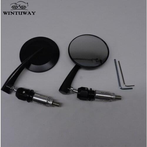WINTUWAY Modified Universal Motorcycle Rearview Side Mirrors Motorbike CNC Aluminum Side Mirrors Suitable For 22MM/25MM/7/8-inch