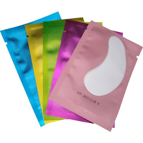 10pairs Hot Eyelash Extension Paper Patches 12 Color Eyelash Under Eye Pads Grafted Eye Stickers Eye Paper Patches Tips Sticker