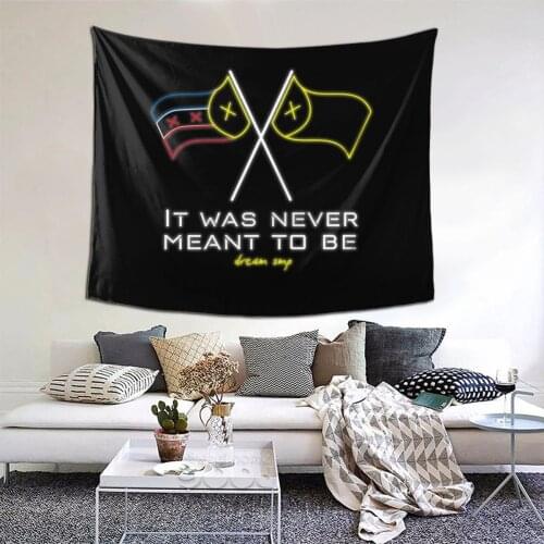 It Was Never Meant To Be Tapestry Tubbo Moment Tapestry Wall Bedspread aesthetic Home Decor For Living Room