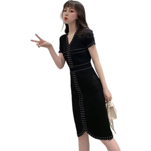 Летние трикотажные платья OloMM China At AliExpress