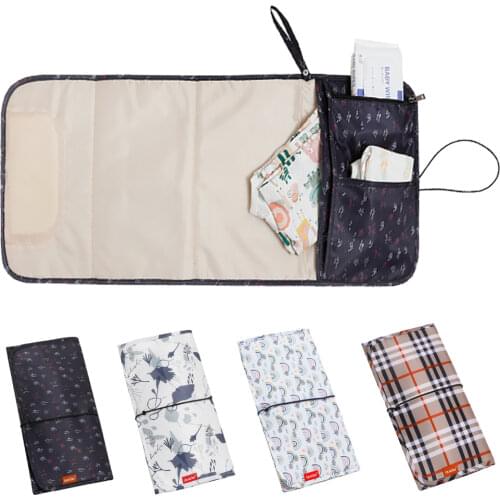 Baby Waterproof Stroller Portable Multi-function Diaper Nappy Cover Bags Changing Pads Infant Diaper Wipes Organizer Wipes Bag