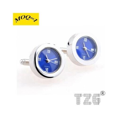 TZG11080 Workable Watch Clock Cufflink Cuff Link 1 Pair Free Shipping Promotion