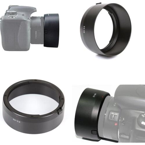 Replacement ES-68 Hood For for Canon EF 50mm f/1.8 Hood STM Lens Dedicated Lens Mount Reversible Bayonet G3W7