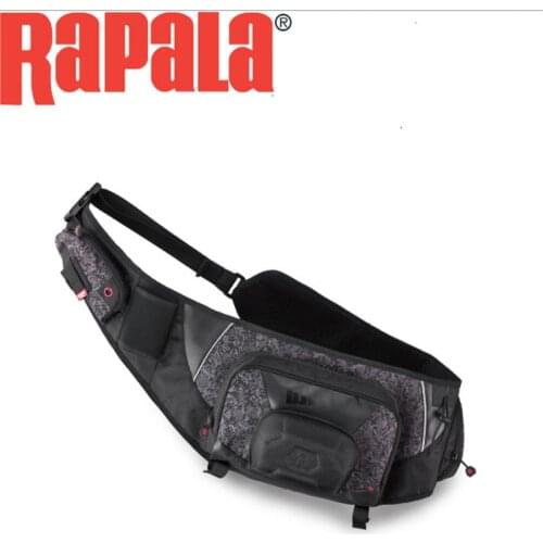 Rapala Fishing sling bag Urban Sling Bags Lure Tackle Rod Slings Multifunctional Outdoor Fishing Tackle Waist Shoulder Bag 15L