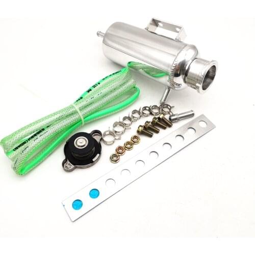 Universal Radiator Coolant Aluminum Catch Tank Bottle Overflow Reservoir 350ml