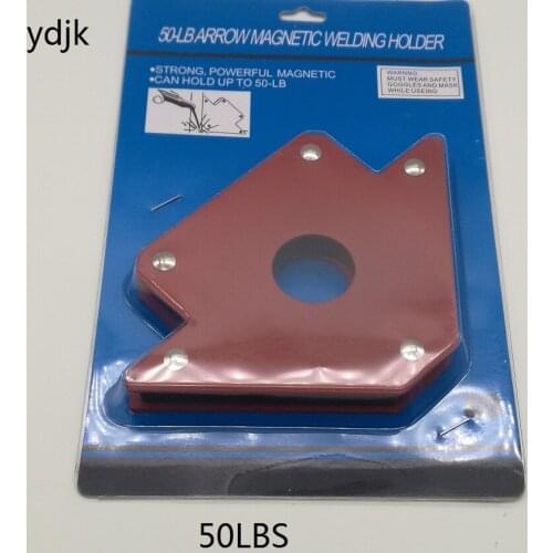 1PCS 50LBS Magnetic Welding positioner suction Multi angle welding Magnet Clamp arrow magnetic welding holder