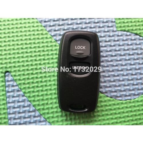 1Pcs Of New Replacement 2 Buttons Blank Remote Key Case Shell Fob For Mazda 2 3 6 323 626 No Logo Car Accessories Auto Parts Hot