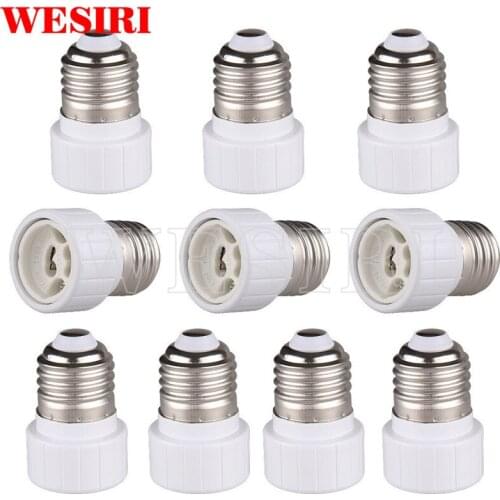 10pcs E27 to GU10 Converter LED Light Lamp Bulb Adapter Adaptor Screw Socket