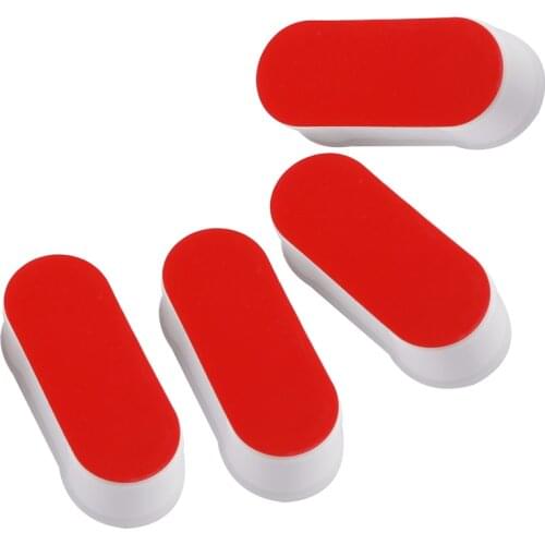 4Pcs/lot Antislip Toilet Cover Gasket Bumper Self-adhesive Seat Cushioning Pads provides a great buffering 2 x 2 x 5 cm