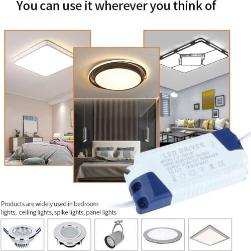 3W-24W AC85-265V Constant Current 280/300mA LED Driver for LED Strip Lights Adapter For LED Lighting