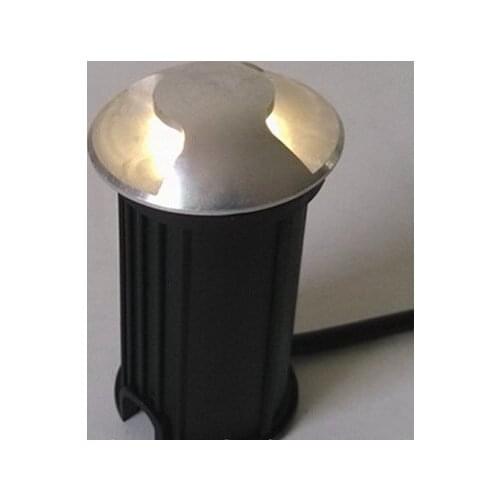 Free Shipping AC/DC12V Led buried light mini Outdoor waterproof 3W Warm Cold White LED underground light
