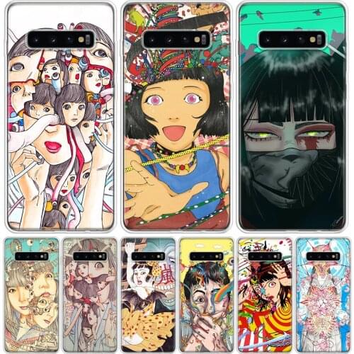 Shintaro Kago Horror Phone Case for Samsung Galaxy S10 S20 Ultra Note 10 9 8 S9 S8 S7 J4 J6 J8 Plus Lite + Popular Cover Capa