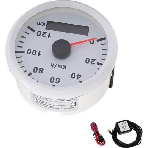 120 KMH Motorcycle Boat GPS Speedometer Digital Speed Gauge LCD Red LED For Car Marine Boat ATV UTV Motorcycle