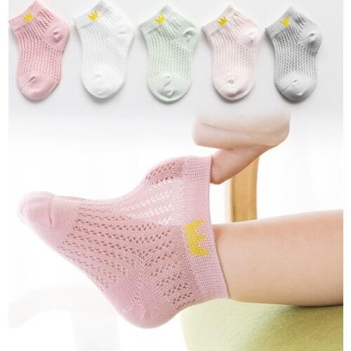 Kids Sock 5 Pairs/Lot Childrens Cotton Socks Student Socks Floor Socks Spring and Summer Thin Boys and Girls Multi Color Sock