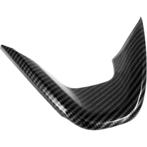 For Hyundai Venue 2019 2020 ABS Carbon Fiber Car Steering Wheel Decoration Cover Trim Frame Stickers