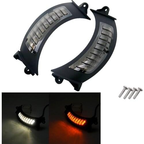 For Road Glide Front Led Turn Signal Light with White DRL For 2015-2020 Road Glide Led Turn Signal Lights Motorcycle Lamp