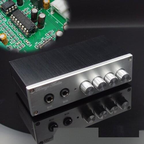 Home Audio Op Amp NE5532 Preamplifier OF1 TP2399 HD Digital Amplifier Karaoke Board Pre-level With Microphone Input