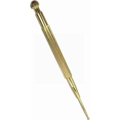 Health Care Ear Probe Pen Steel Probe Brass Ear Probe Cleaning Points Needle Acupuncture Care In-ear Detection I7U0