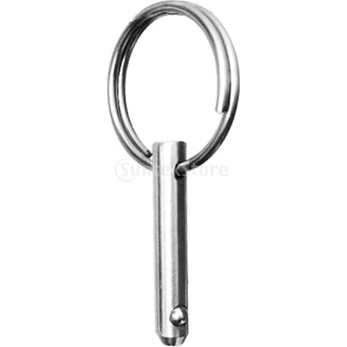 Marine Grade 316 Stainless Steel Quick Release Ball Pin 1/4" Bimini Boat Top Deck Hinge Replacement Accessories