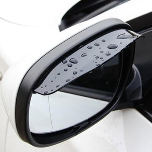 2pcs PVC Car Back Mirror Eyebrow Rain Cover sticker For Chery A1 A3 Amulet A13 E5 Tiggo E3 G5 AUTO accessories