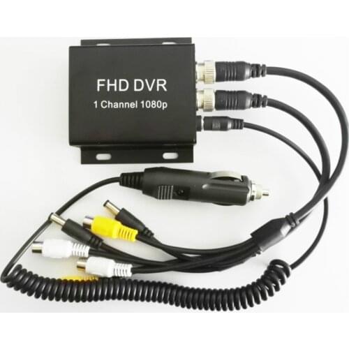 New FHD MDVR 1 Channel 1080p Full AHD H.264 Mobile DVR Recorder for Taxi Bus Vehicle 1CH Mini Car Dvr Support Max 128GB Sd Card