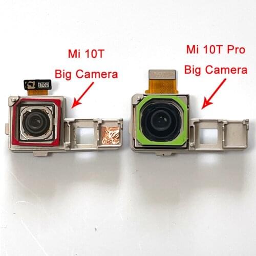 Origina For Xiaomi Mi 10T 5G MI10T M2007J3SY Big Camera For Xiaomi Mi 10T Pro 5G 10TPro M2007J3SG M2007J3SP Rear Camera Frame
