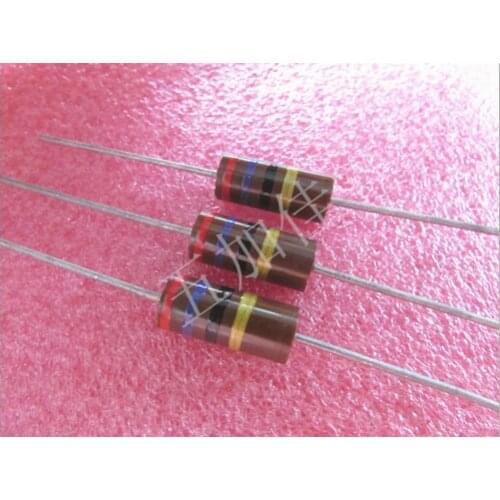 Original new 100% RC42GF270J 27R 2W carbon core non inductive resistance color ring resistance 8x18mm (Inductor)
