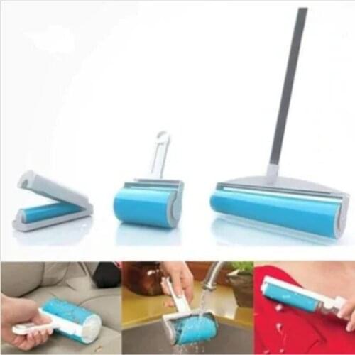 Feather Bristle Dust Crumb Collector Adhesive Roller Lint Cleaning Tool Home Accessory Home Aid