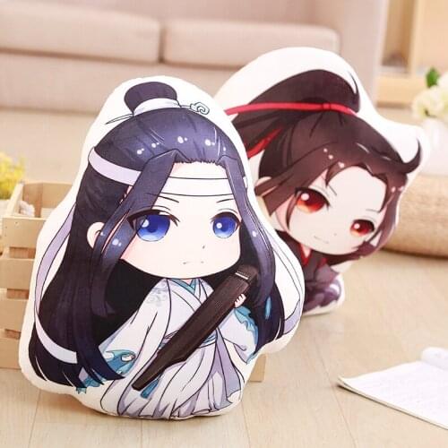 Grandmaster of Demonic Cute Decorative Cushion Throw Pillow Anime Bed Sofa Gift PP Cotton Wei wuxian Lan Wangji