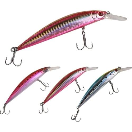1PCS Fishing Lure 120F Hook Minnow Wobblers Super Long Throwing Sinking Hard Bait 120mm/30g Flatfish Pesca Perch Saltwater Fish