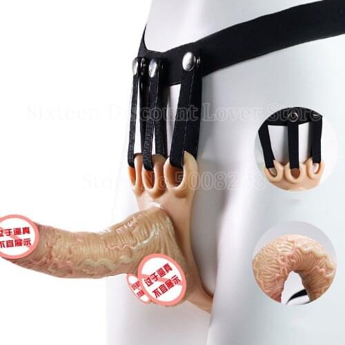 Sexy Soft Dildos Strap-On Penis Adjustable Strapon Penis Realistic Sex Toys For Lesbian Women Couples Dildo Pants Masturbation