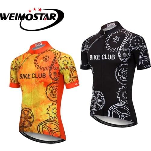 Weimostar Short Sleeve Cycling Jersey 2018 Bright Summer Mountain Bicycle Clothing Maillot Ropa Ciclismo Racing Bike Clothes