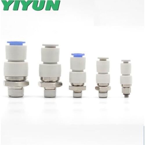 YIYUN High speed rotating The pass-through joint KSH04-M5 KSH04-01S KSH06-M5 KSH06-M6 KSH06-01S KSH06-02S KSH series