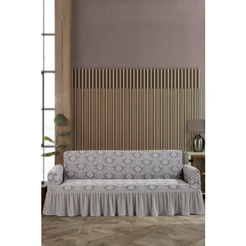 Jacquard Skirted Seat Sofa Cover 3 Personality All Seasons Suitable for Use For Easy To Clean Quick Tumble Dried Couch Furniture Living Room Luxury