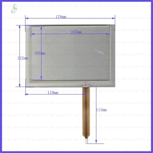 ZhiYuSun 178*122mm TestedTouch Panel Digitizer for Car DVD this is compatible