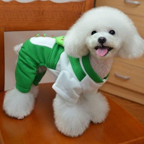 PUOUPUOU Winter Warm Pet Dog Jacket Funny Cute Dog Clothes Cotton Pet Clothing Hoodies for Small Medium Dogs Puppy Outfit XS-2XL