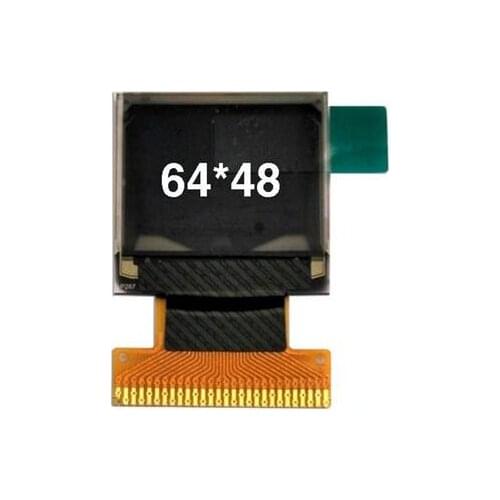 0.66 inch 28P SPI Blue / White COG OLED Screen SSD1306 Drive IC I2C Interface 64*48